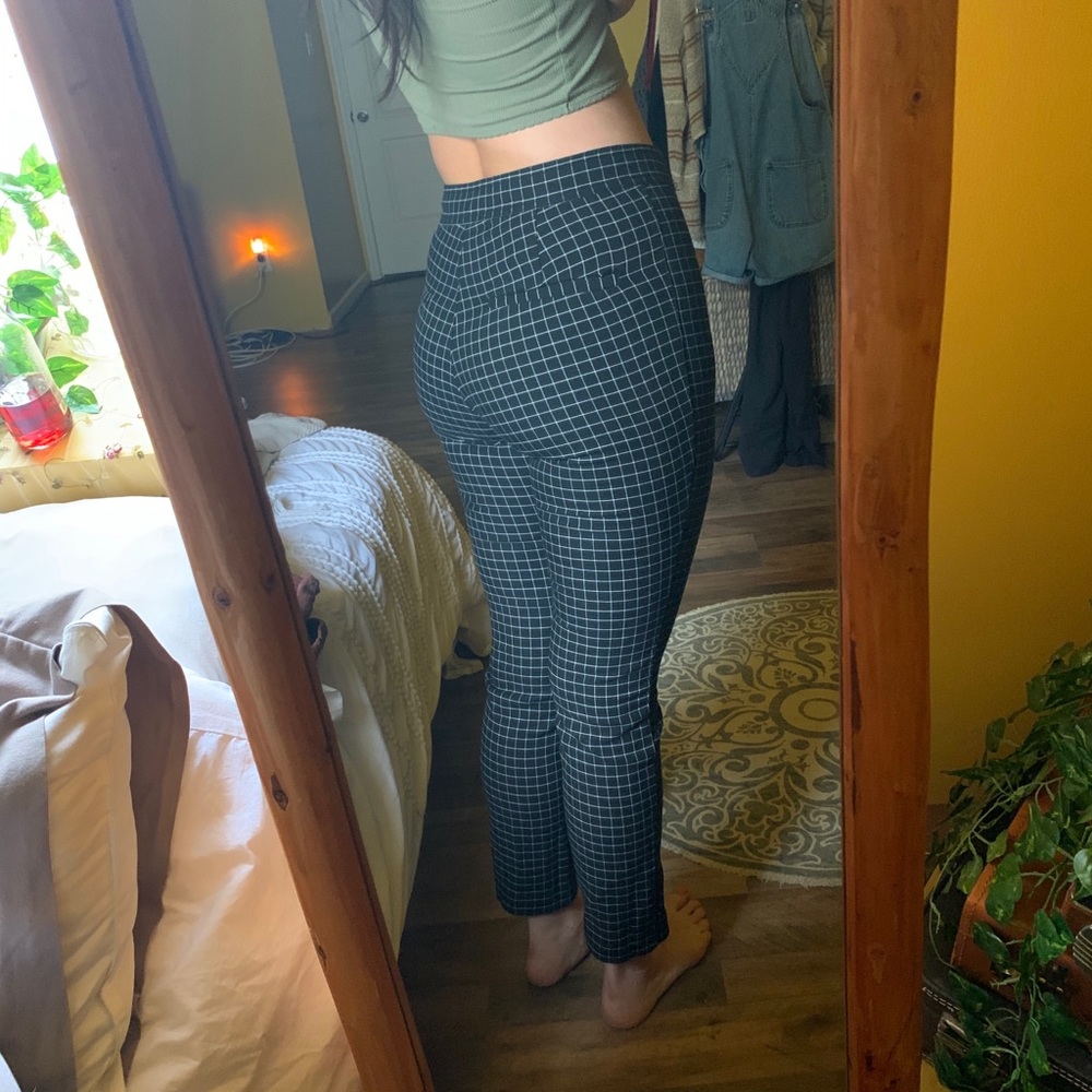 Black&white Gingham Trousers